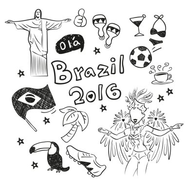 el doodle Brezilya öğesi