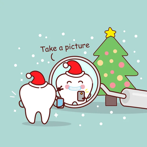 Χαριτωμένο κινούμενα οδοντίατρος βούρτσα δοντιών — Διανυσματικό Αρχείο