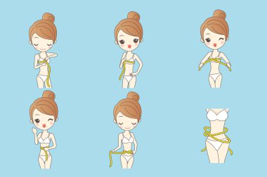  kadını kabul bel cetvel tutar