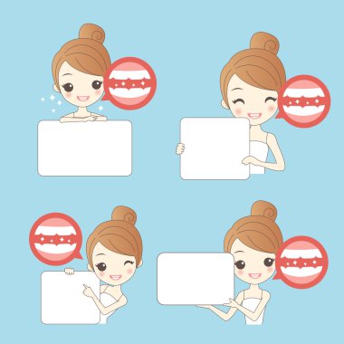  woamn dişleri beyazlatmak