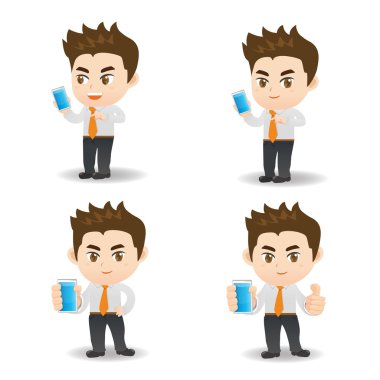 işadamı kullanma smartphone