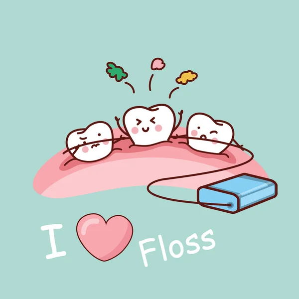 çizgi film diş diş ipi ile