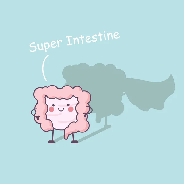 Super santé intestinale — Image vectorielle