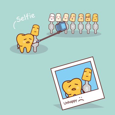 diş ve aracı selfie beyazlatma
