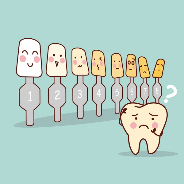 歯を白くするツール — ストックベクタ