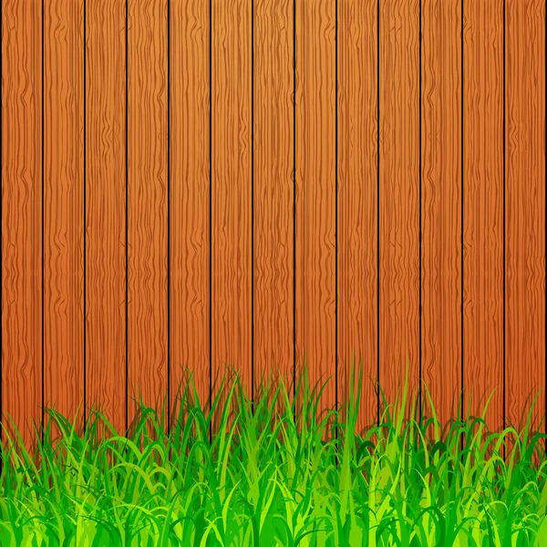 Garden fence background — Stock Vector