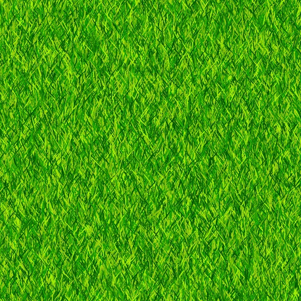 Groen gras naadloze patroon textuur vector — Stockvector