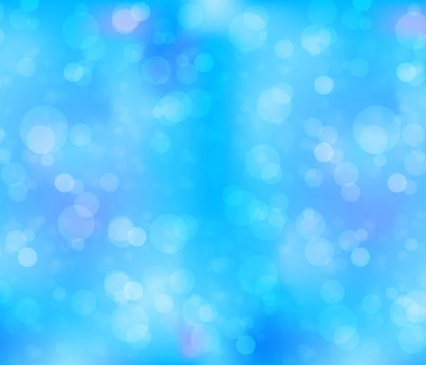 Blaue abstrakte Bokeh Hintergrund — Stockvektor