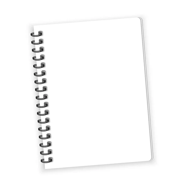 Notebook Vetor de papel — Vetor de Stock