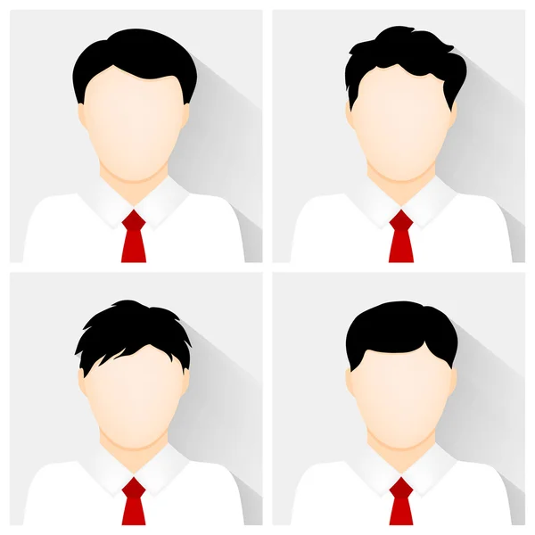 Vector set of businessman icons — Stock Vector