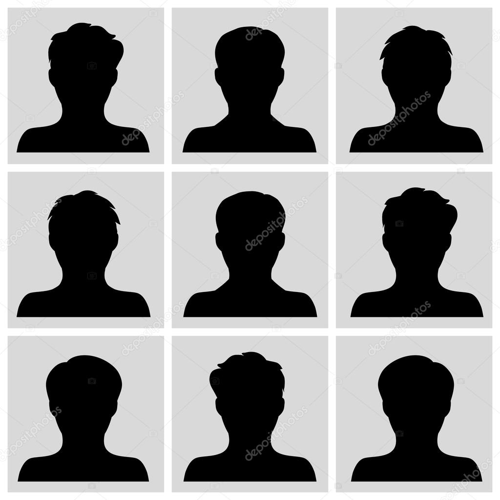 Set of people icons vector