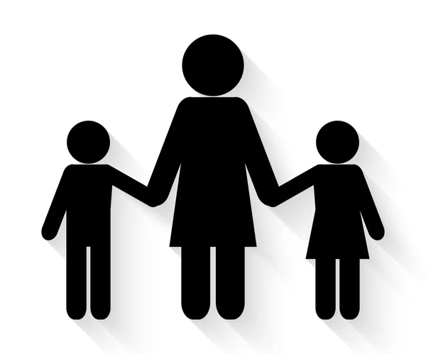 Familie pictogram vector — Stockvector