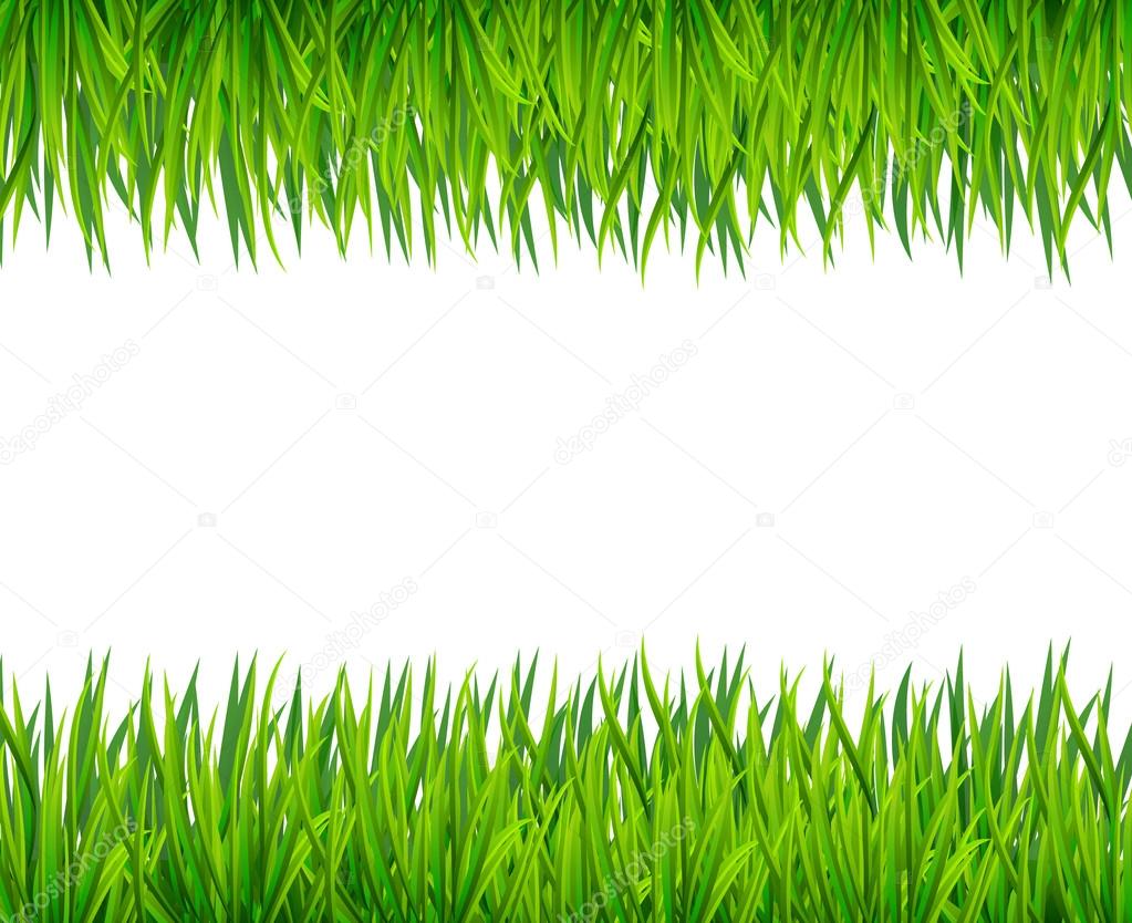 Green grass banner Stock Vector Image by ©MarBom 97389754