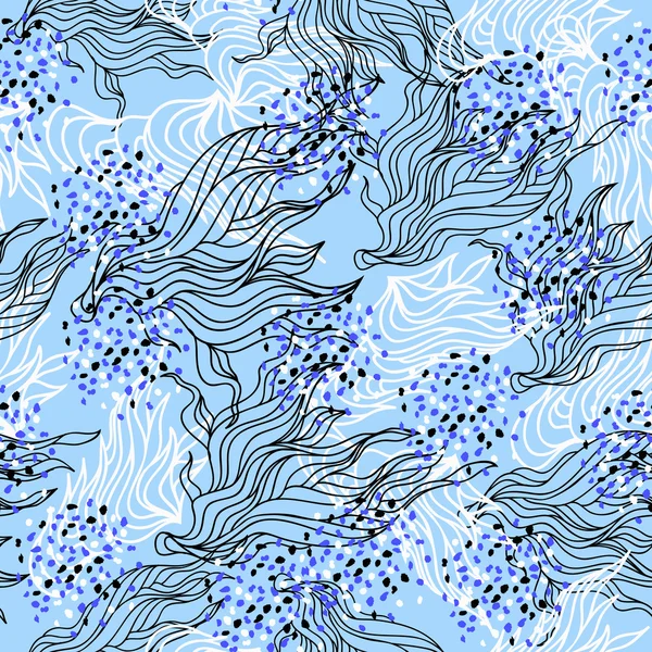 Beau motif abstrait sans couture coloré. Contexte, texture, textile, tissu — Image vectorielle