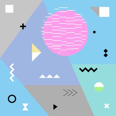 Vektör soyut geometrik arka plan. Modern ve şık soyut tasarım poster, kapak, tasarımınız için kart design.illustration.