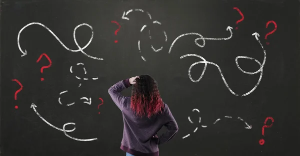 Genç kız karışık