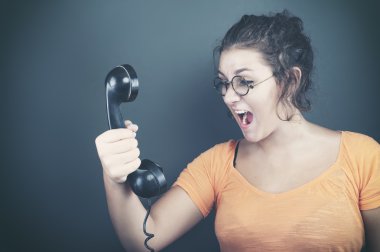 Vintage alıcı telefon