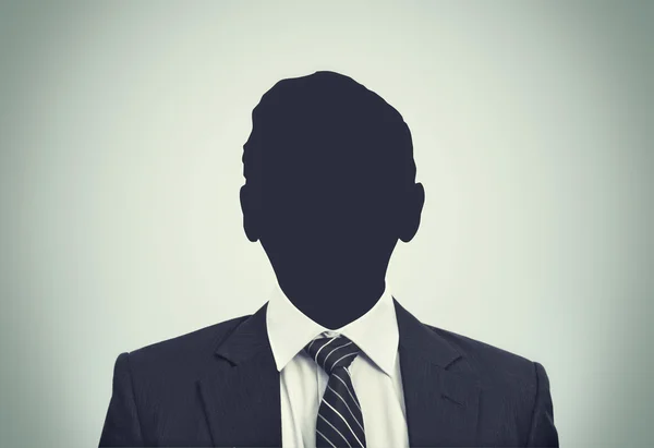 stock image Unknown person silhouette