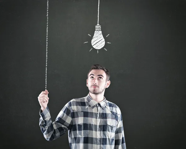 White light bulb — Stock Photo, Image