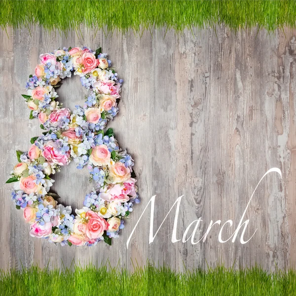 International Happy Women's Day - 8 March holiday background — Stock Photo, Image