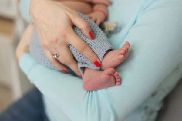 Baby ben nyfödda Stockbild