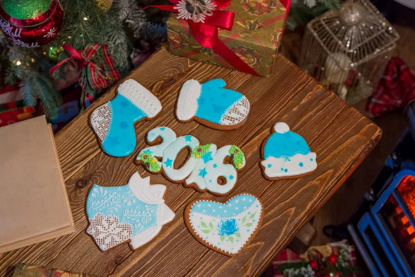 gingerbread çerezleri Noel iç