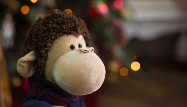 Noel süslemeleri oyuncak maymun