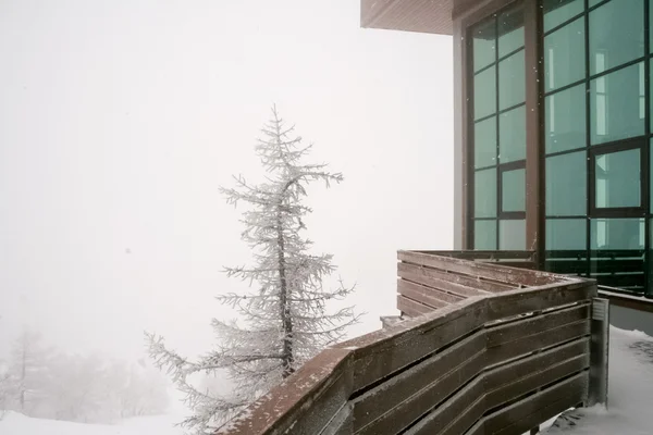 Estación de esquí en invierno — Foto de Stock