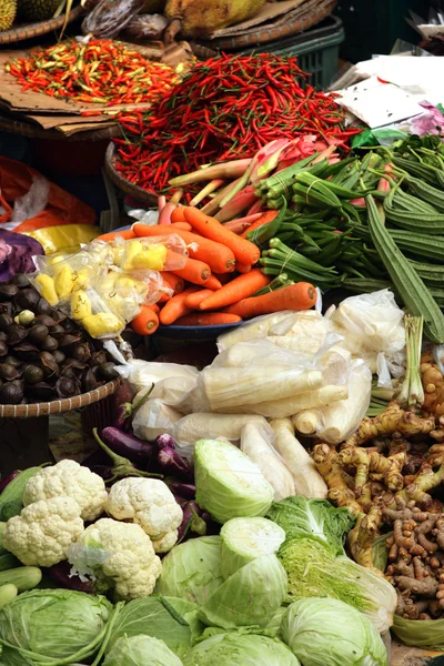 Pasar siti khadijah (kota bharu zentraler Markt), kelantan, malaysia — Stockfoto