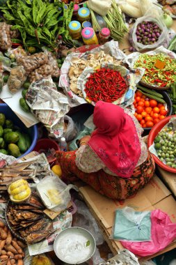 Pasar Siti Hatice (Kota Bharu orta Market), Kelantan, Malezya