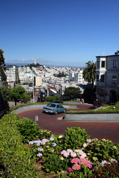 Lombard Street, San Francisco — Zdjęcie stockowe