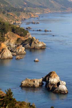 Kaliforniya'nın Central Coast, Big Sur, ABD