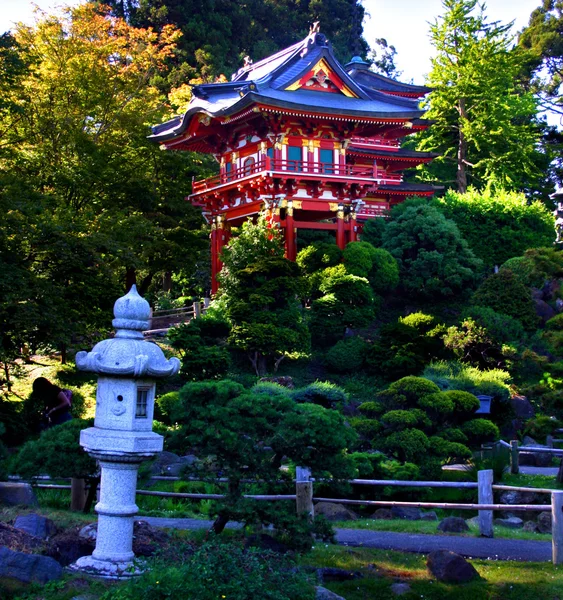 Japanse thee tuin, san francisco — Stockfoto