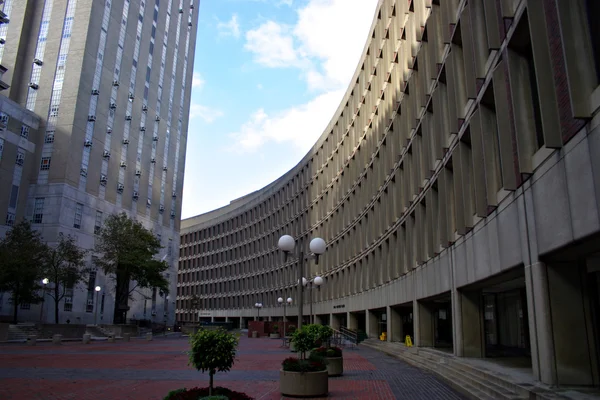 在中心广场，政府中心，波士顿附近的建筑 — 图库照片