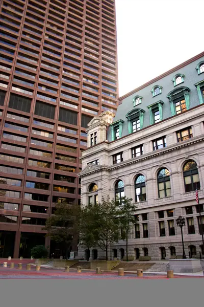 Building at Center Plaza, near Government Center, Boston — Stock Photo, Image