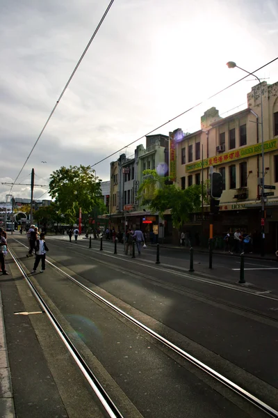 Chinatown w Sydney jest miejskich miejscowości w południowej części dzielnicy biznesowej Sydney, w Nowej Południowej Walii — Zdjęcie stockowe