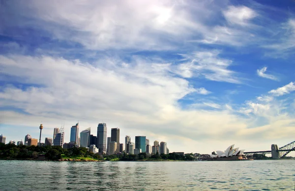 Sydney siluetu, Austrálie — Stock fotografie