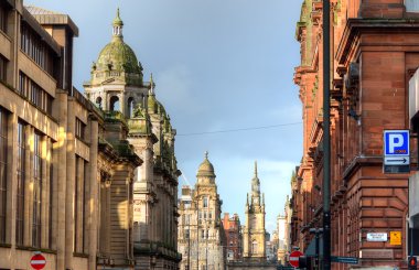 Glasgow, İskoçya'nın stok görüntü