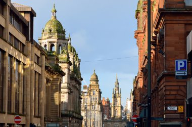 Glasgow, İskoçya'nın stok görüntü