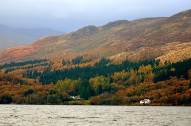 Loch Lomond, İskoçya'nın stok görüntü
