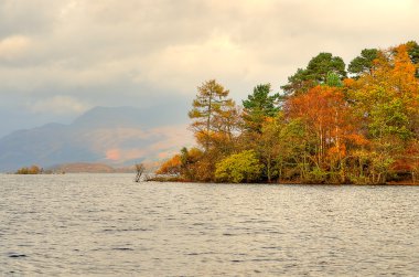 Loch Lomond, İskoçya'nın stok görüntü