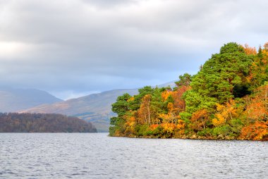 Loch Lomond, İskoçya'nın stok görüntü
