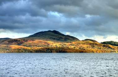 Loch Lomond, İskoçya'nın stok görüntü