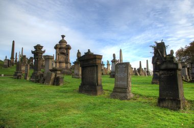 Glasgow nekropol, Victoria Gotik mezarlığı, İskoçya, Birleşik Krallık