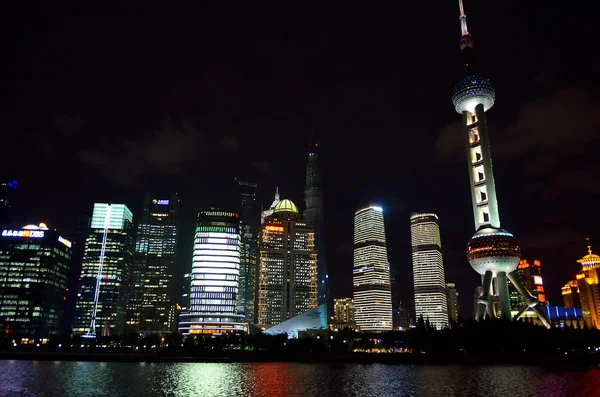 Archivbild der Skyline von Shanghai, China — Stockfoto