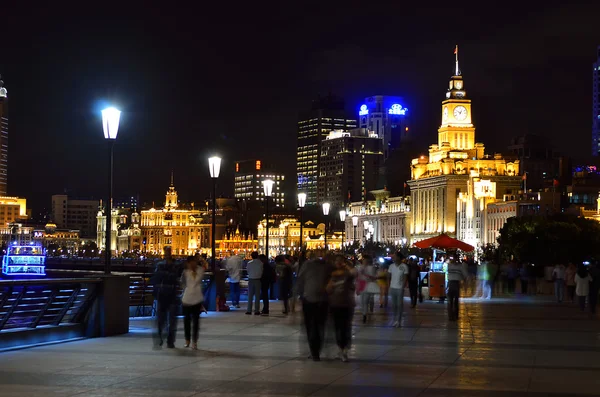 Burzovní obraz panoramatu Shanghai, Čína — Stock fotografie