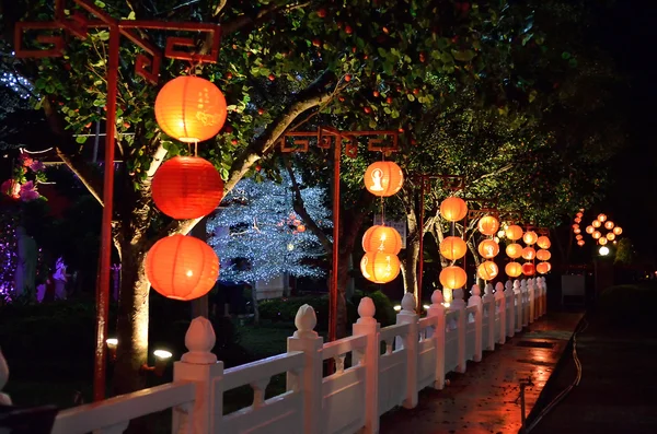 Mooie lantaarns bij nacht — Stockfoto