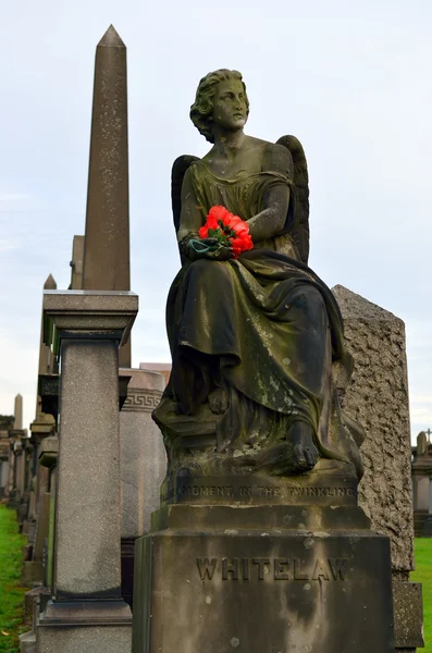 Necrópolis de Glasgow, cementerio gótico victoriano, Escocia, Reino Unido —  Fotos de Stock