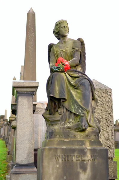 Necrópolis de Glasgow, cementerio gótico victoriano, Escocia, Reino Unido —  Fotos de Stock