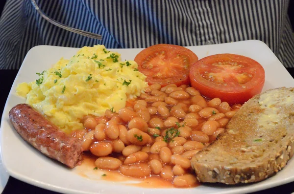 Traditional English breakfast — Stock Photo, Image